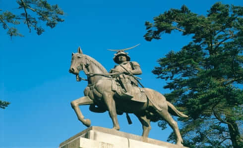 伊達政宗騎馬像の画像